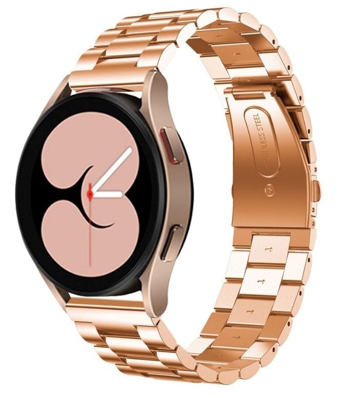 سوار Samsung Galaxy Watch 4 مقاس 40 مم من الفولاذ المقاوم للصدأ — ذهبي وردي