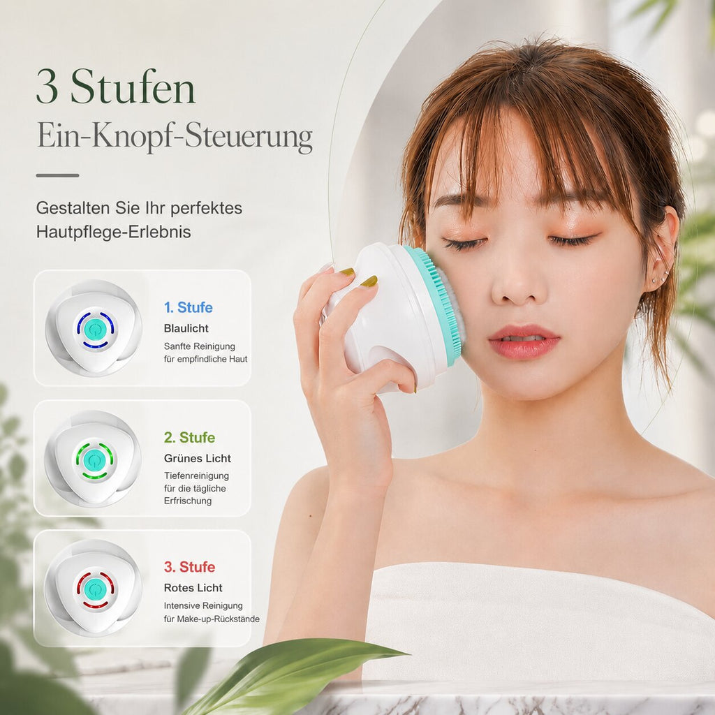 Rinsera elektrisk roterande kroppsduschborste — Exfolierande massage och rengöring