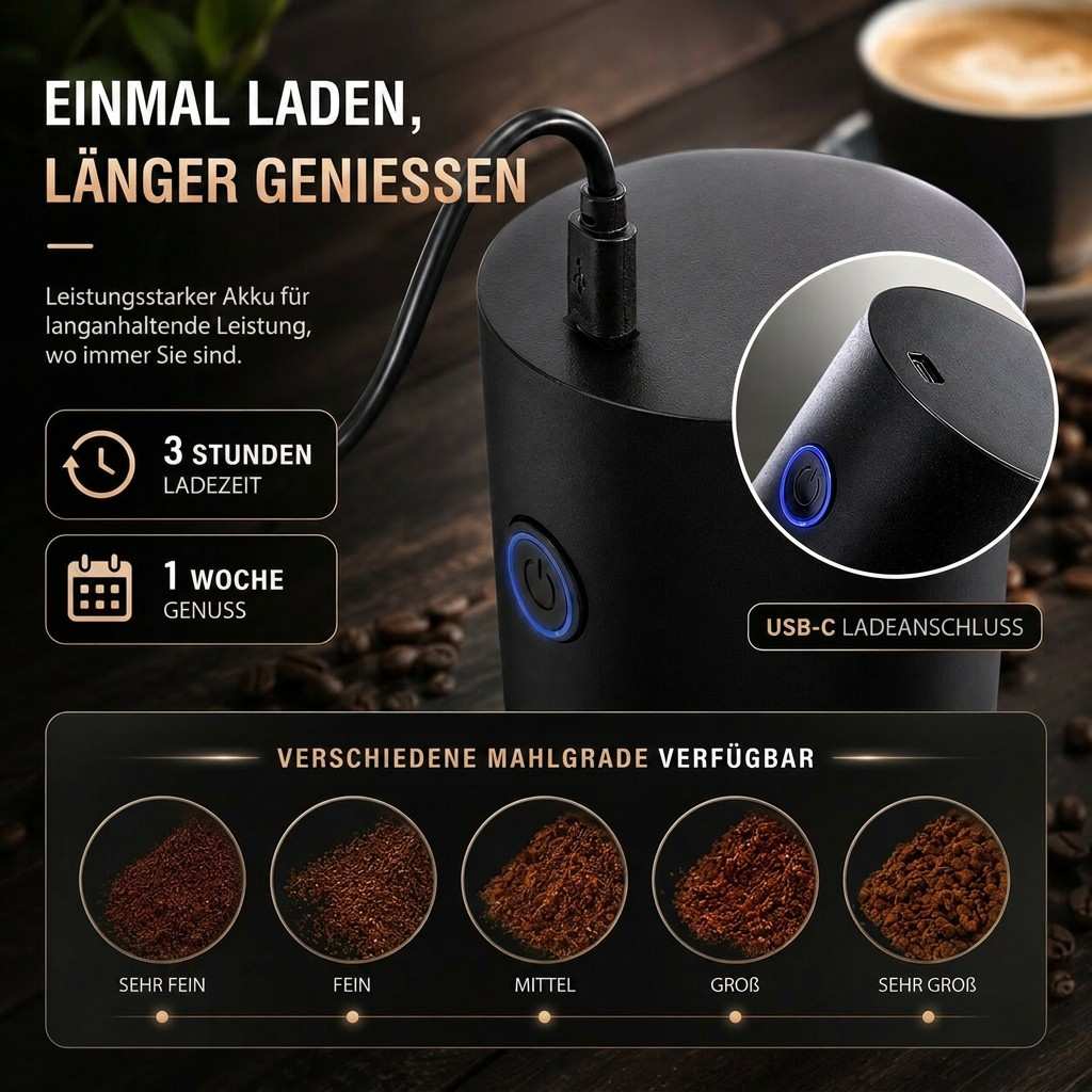 Mahlkönig-sähköinen kahvimylly — säädettävät jauhatusasetukset espressolle ja pressopannukahville