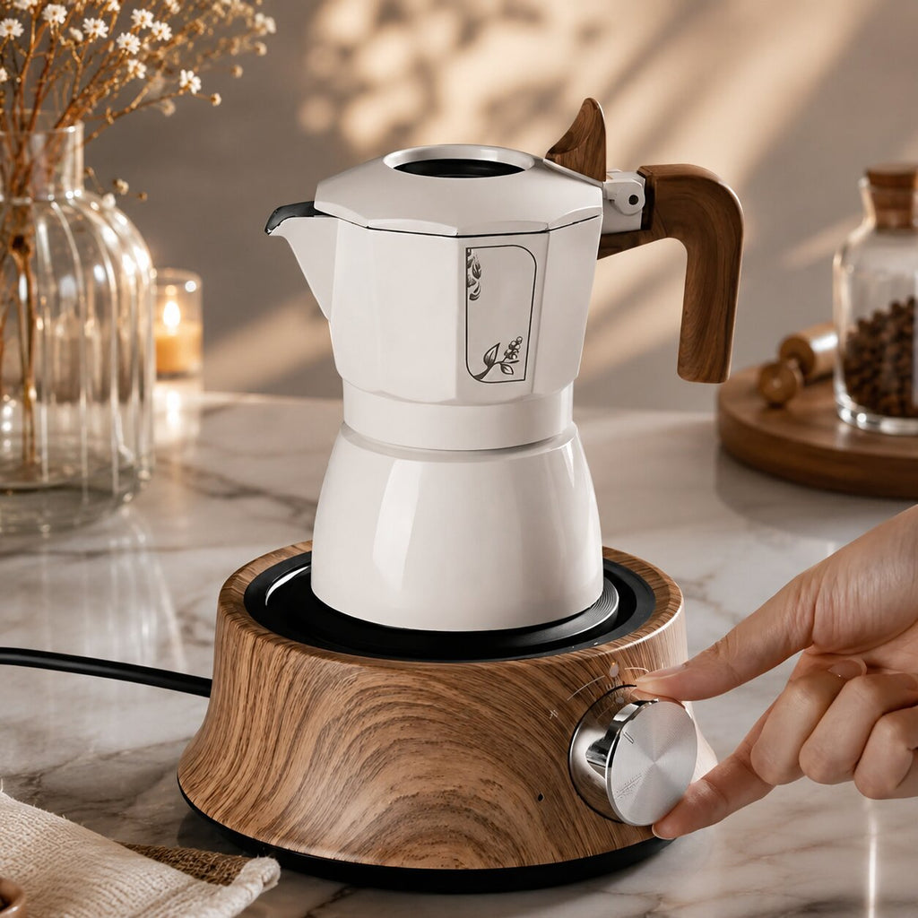 Glutoria kopvarmer — justerbar varmeflade til kaffe, te og varm kakao