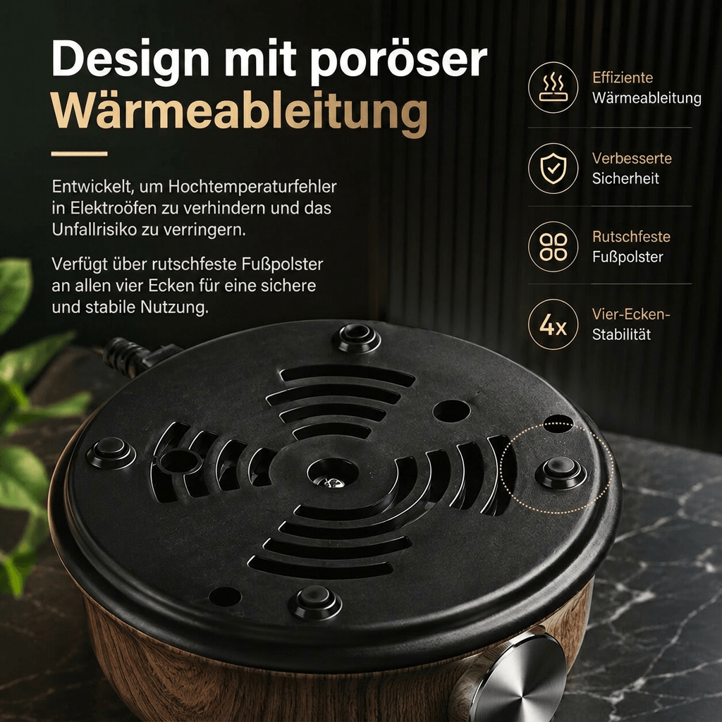 Glutoria kopvarmer — justerbar varmeflade til kaffe, te og varm kakao