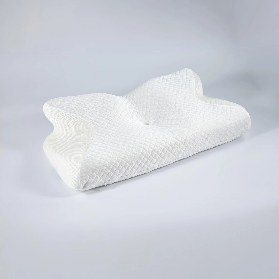 ErgoDream Orthopädisches Nackenkissen — Ergonomische Memory-Foam-Unterstützung für Seiten-, Bauch- & Rückenschläfer
