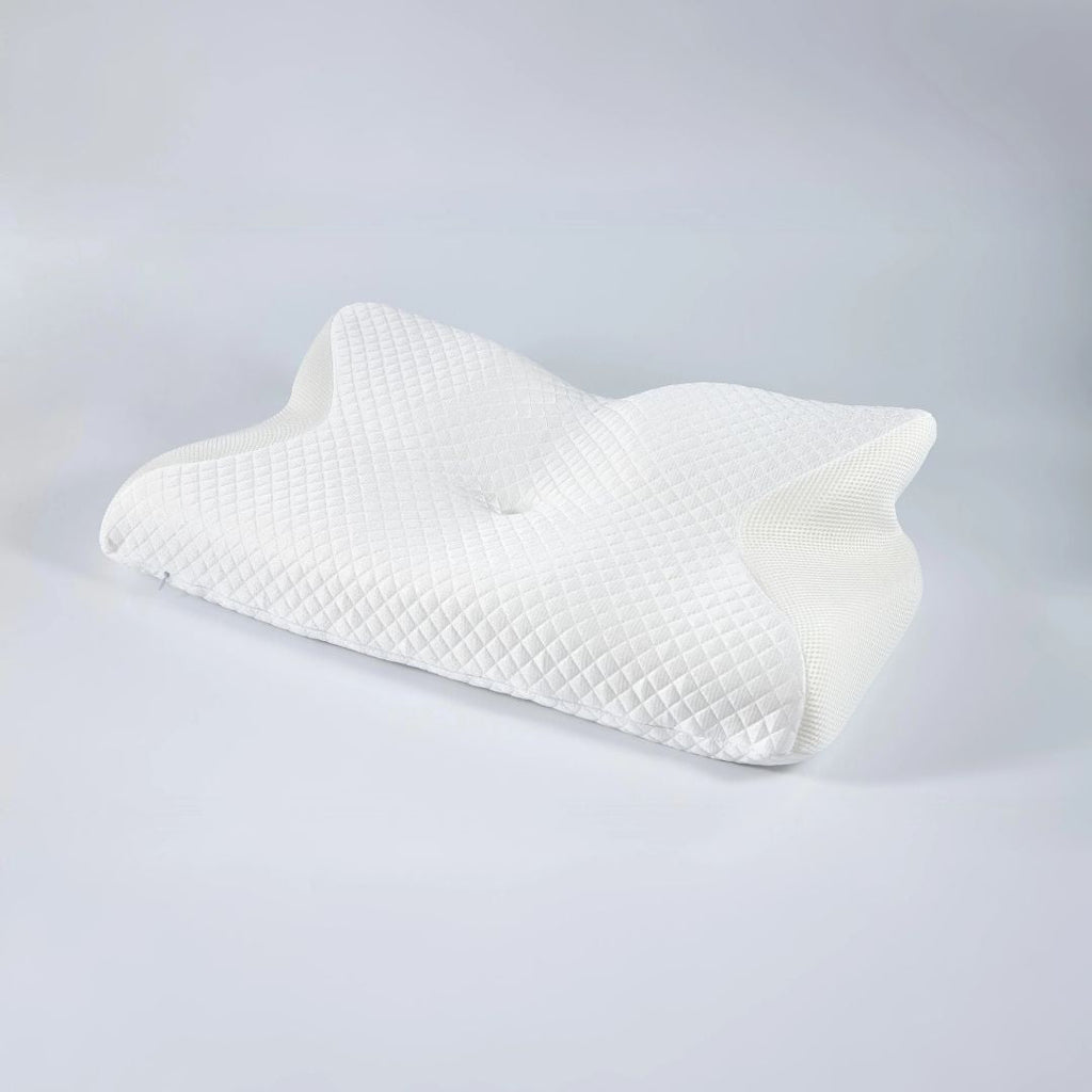 ErgoDream Orthopädisches Nackenkissen — Ergonomische Memory-Foam-Unterstützung für Seiten-, Bauch- & Rückenschläfer