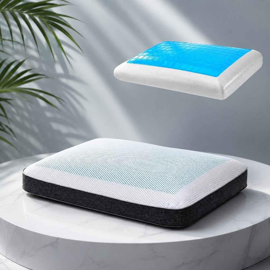 Almohada cervical de gel refrescante ergonómica Kryonestia — Soporte para la cabeza y el cuello