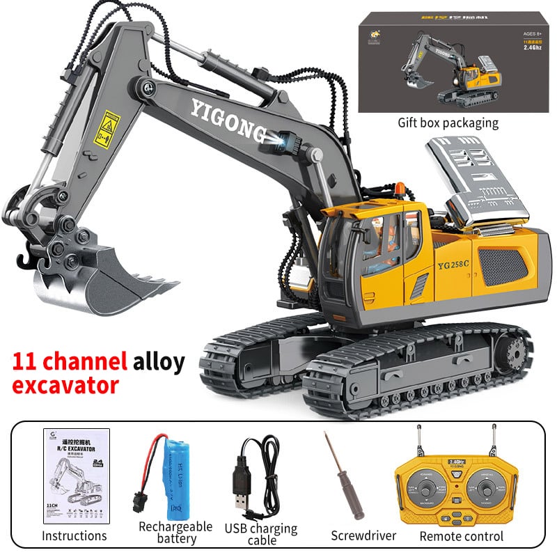1:14 Scale Excavator Model, Ready-to-Run | Ka-mostore