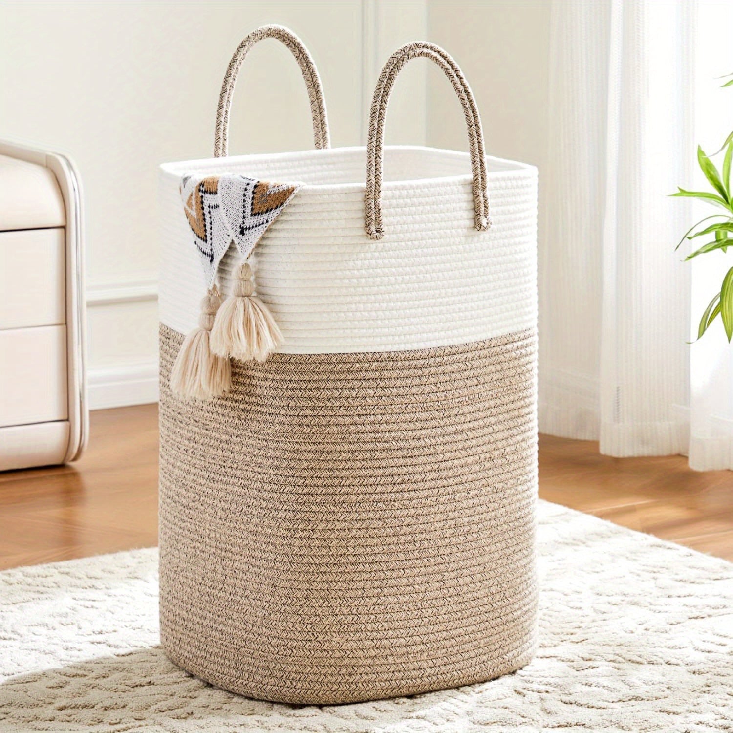 Oversized Woven Storage Bin - Ample Room, Built to Last | Ka-mostore