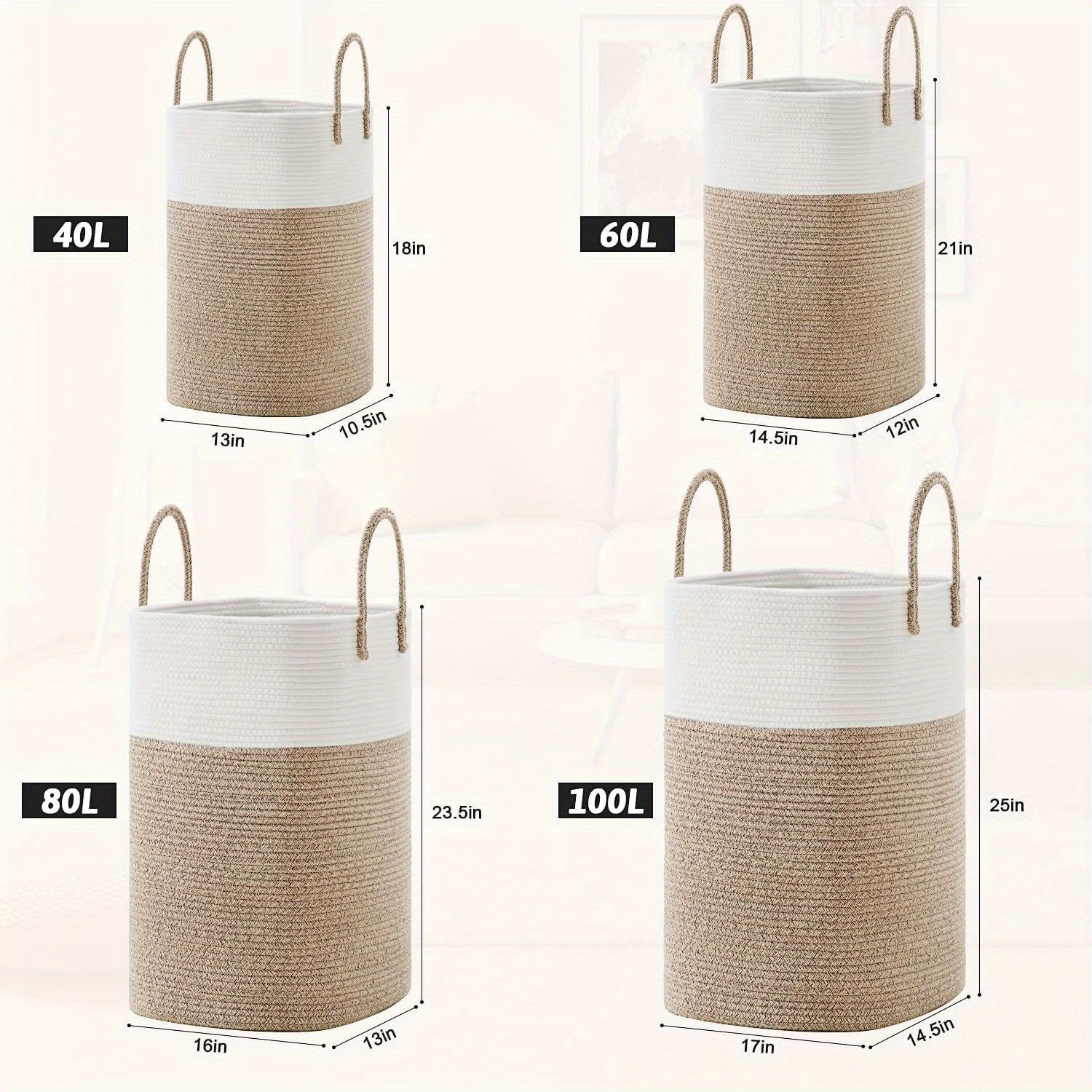 Oversized Woven Storage Bin - Ample Room, Built to Last | Ka-mostore
