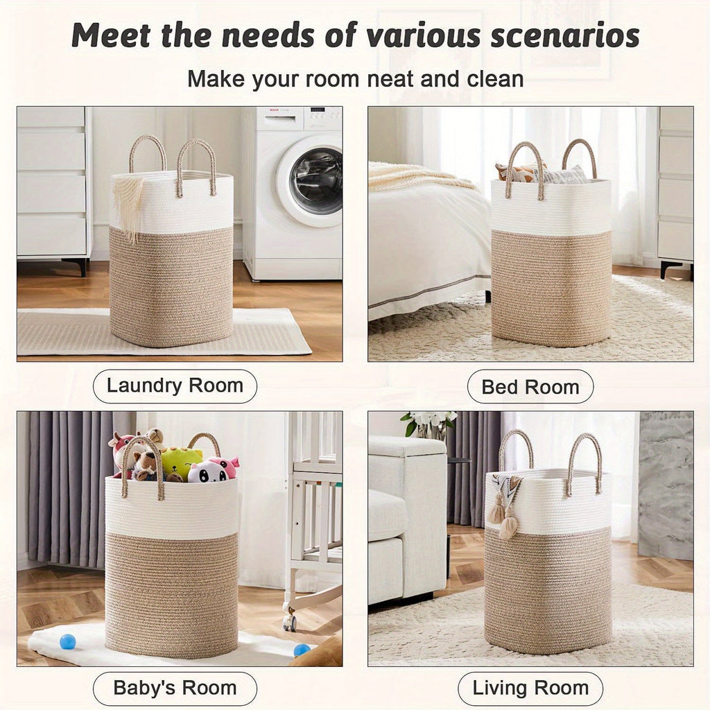 Oversized Woven Storage Bin - Ample Room, Built to Last | Ka-mostore
