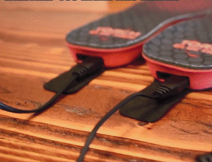 Rechargeable Heated Insoles With USB Power And Adjustable Temperature For Warm Feet