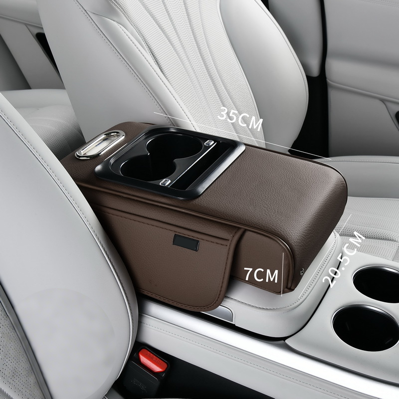 Auto-Mittelarmlehne mit USB-Ladefunktion – Getränkehalter & Stauraum Zorenza