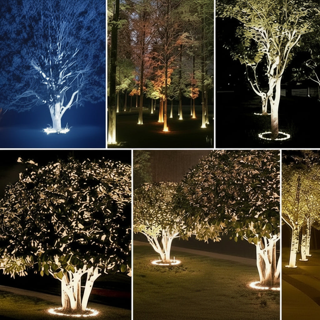Arboria solcelledrevet tre- og plenlampe — varm, dekorativ utendørsbelysning
