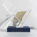 Marble Acrylic Magazine Holder For Desk Organizer And Storage Rack