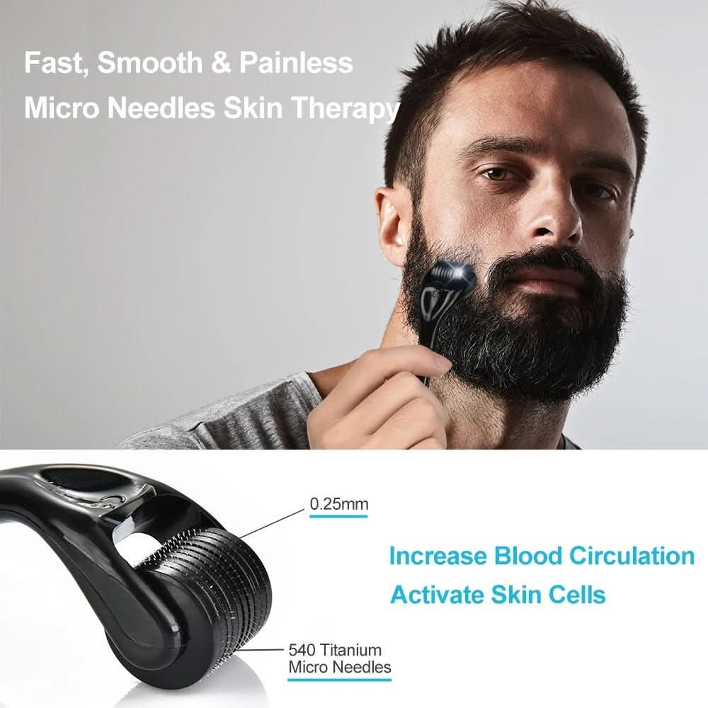 Set BeardBloom pentru creștere — Set complet pentru terapia cu microace