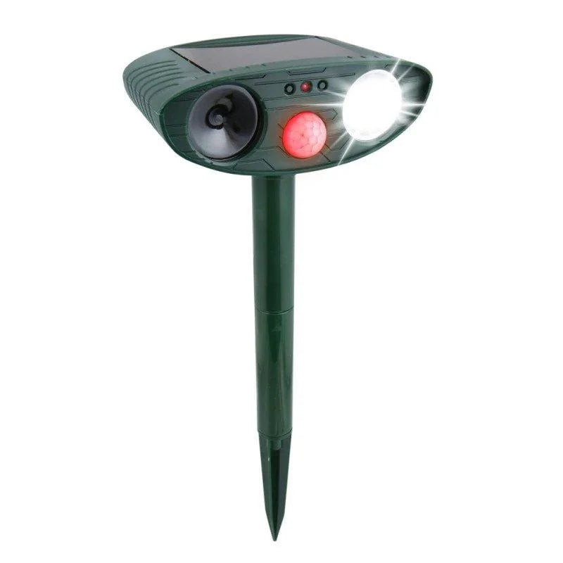 Solar Ultrasonic Repeller With PIR Sensor For Outdoor Gardens