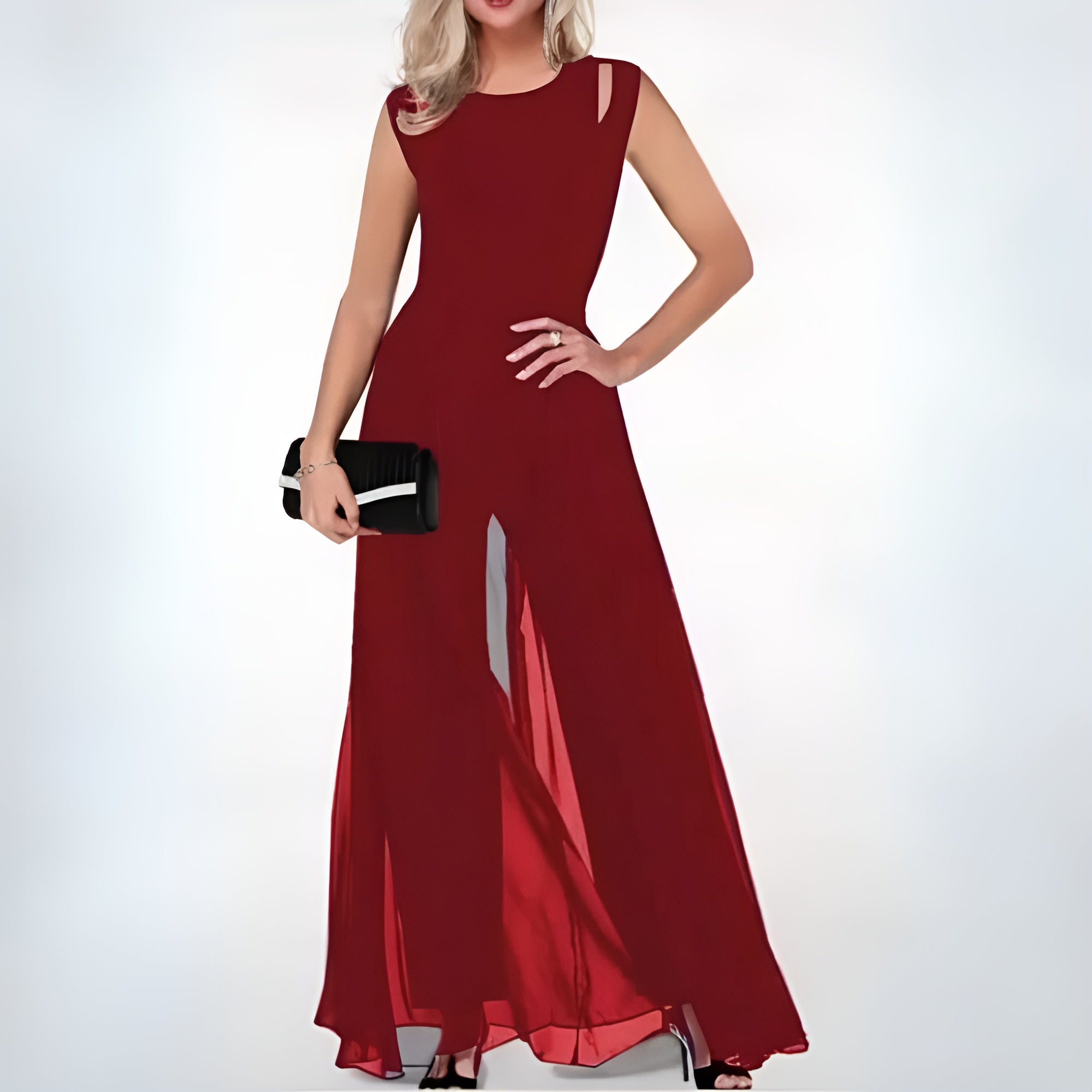 Elegant jumpsuit med vide ben for kvinner | Ka-mostore