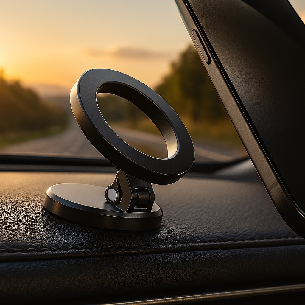 FahrMag magnetische MagSafe-Autohalterung fürs Smartphone — sicherer freihändiger Halt