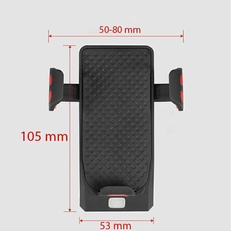 Far frontal PowerRide pentru bicicletă — Suport de telefon și baterie externă integrate