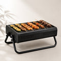Barbecue a carbonella pieghevole Glutfalte — Barbecue portatile compatto con supporti per le gambe e maniglia