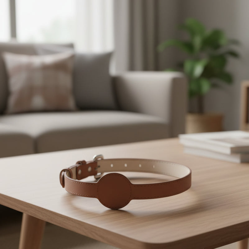 PawGuard nyakörv — beépített AirTag-tartó nyílás