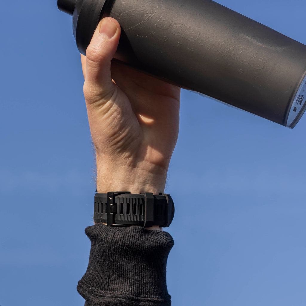Vervangende band voor de Garmin Fenix 5x- en 6x-serie – zwart siliconen