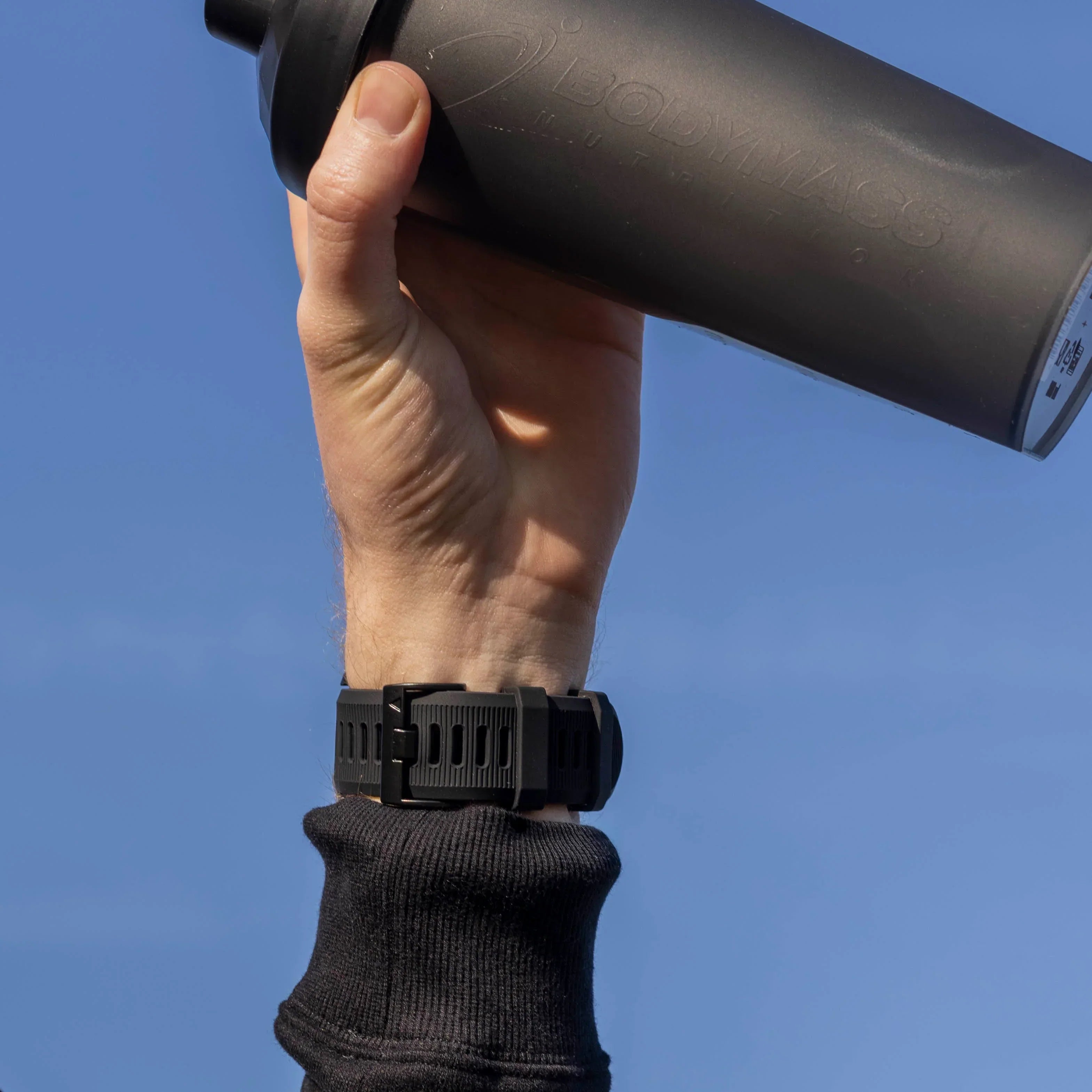 Λουράκι ρολογιού Garmin Fenix 7 από μαύρη σιλικόνη
