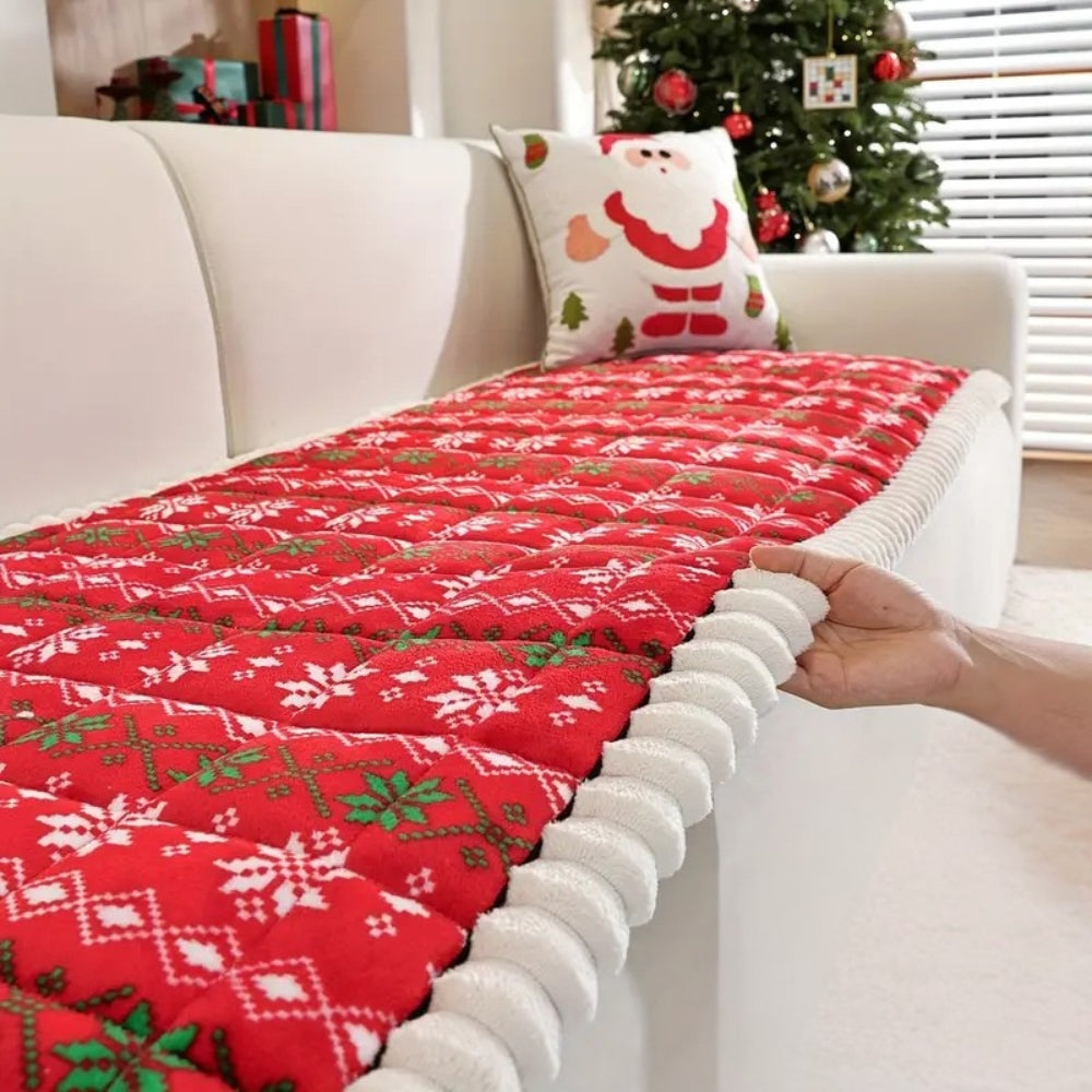 Seasonal Snowflake Sofa Protector Cover | Ka-mostore