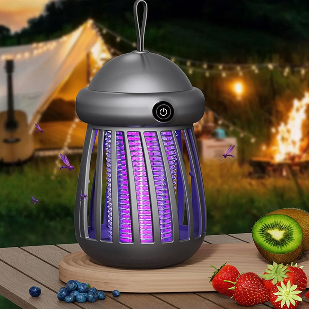 Lámpara antimosquitos NovaGuard – Rejilla eléctrica de 3000 V, luz ultravioleta