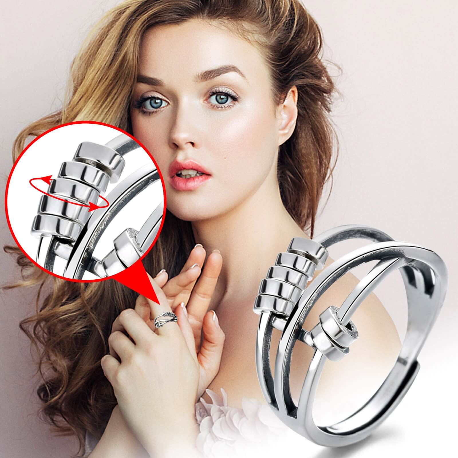 Anillo giratorio para aliviar la ansiedad | Ka-mostore