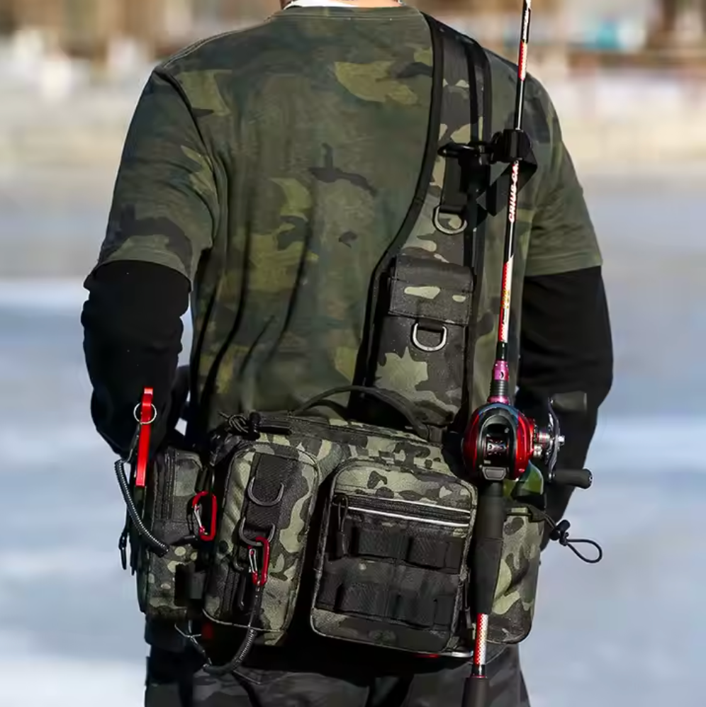 Sac de pêche convertible avec porte-cannes et porte-boissons | Ka-mostore