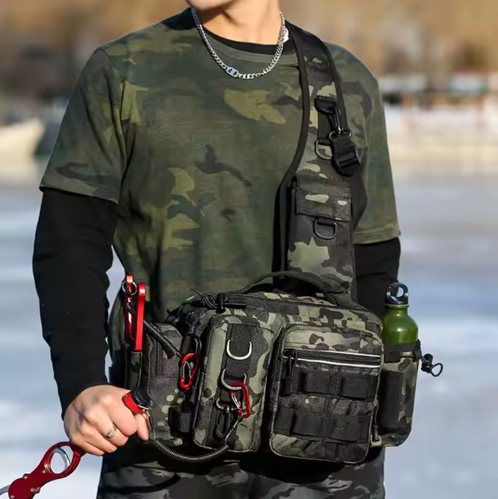 Sac de pêche convertible avec porte-cannes et porte-boissons | Ka-mostore