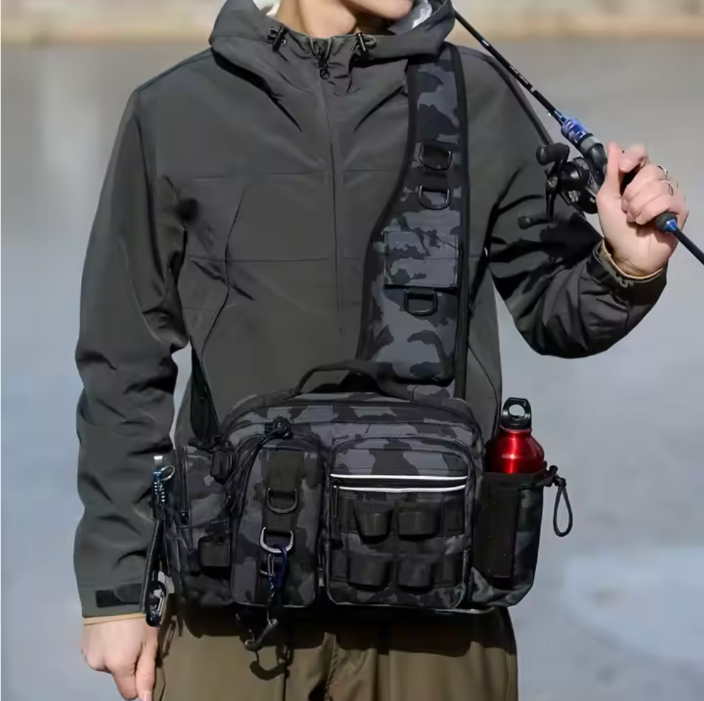 Sac de pêche convertible avec porte-cannes et porte-boissons | Ka-mostore