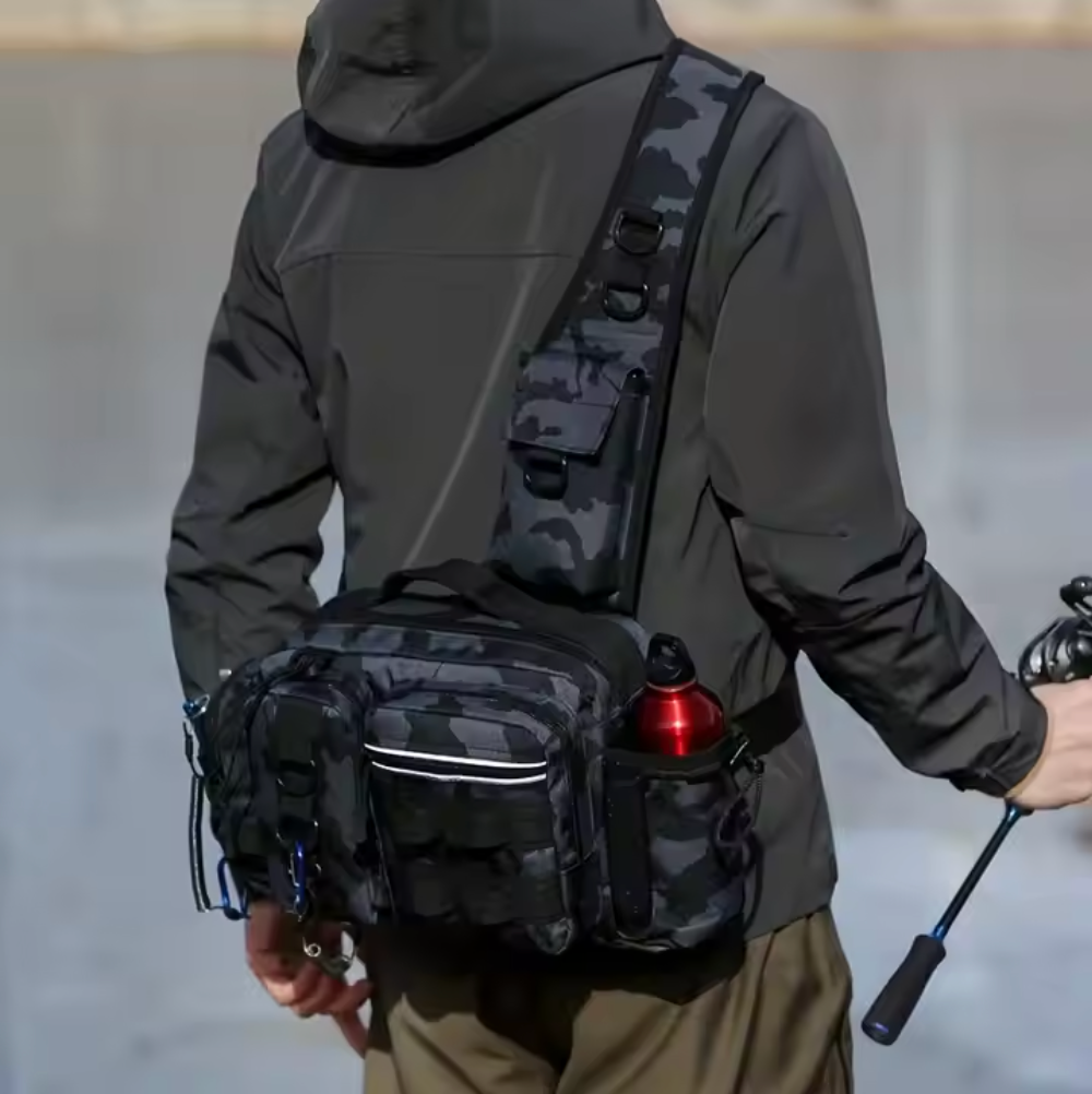 Sac de pêche convertible avec porte-cannes et porte-boissons | Ka-mostore