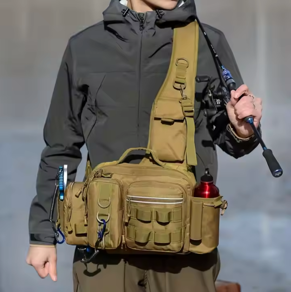 Sac de pêche convertible avec porte-cannes et porte-boissons | Ka-mostore