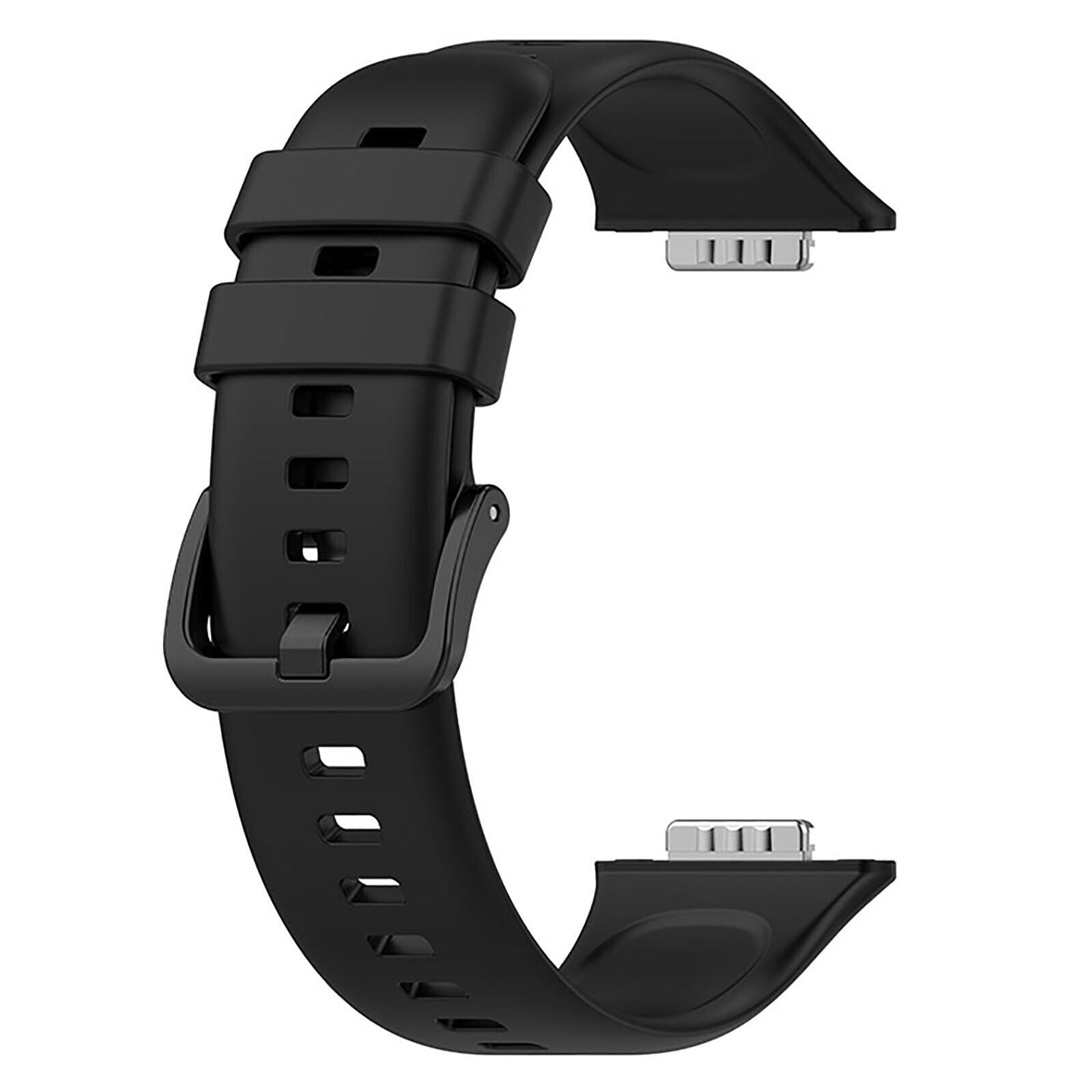 Huawei Watch Fit 2 Replacement Strap — Black Flexible Silicone