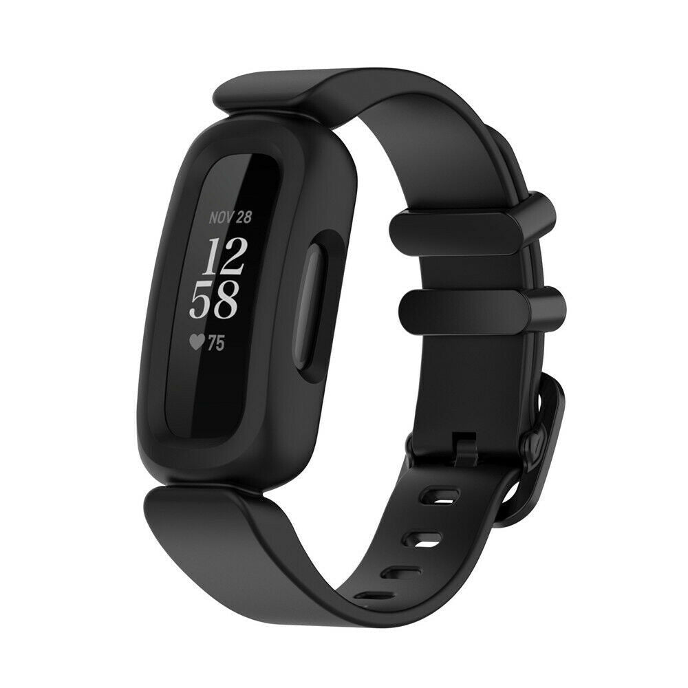 Náhradní řemínek pro Fitbit Ace 3 — pohodlný černý silikon