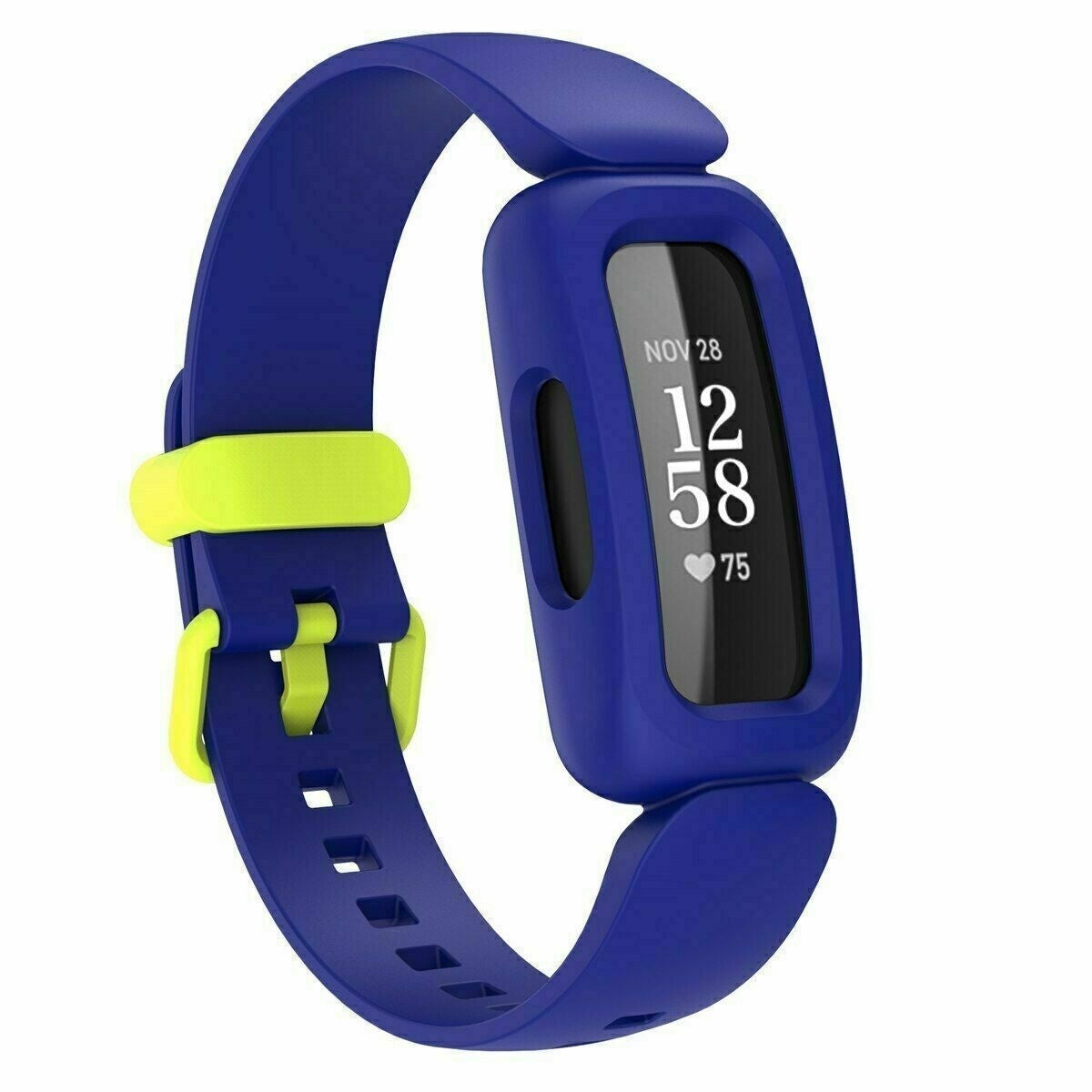 Ersatzarmband für Fitbit Ace 3 — blaues und gelbes Silikon