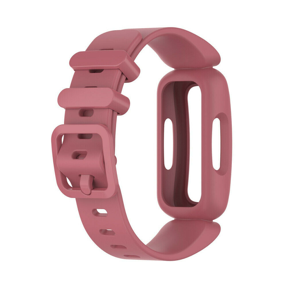 Vattenmelonfärgat silikonarmband – utformat för Fitbit Ace 3-klockan