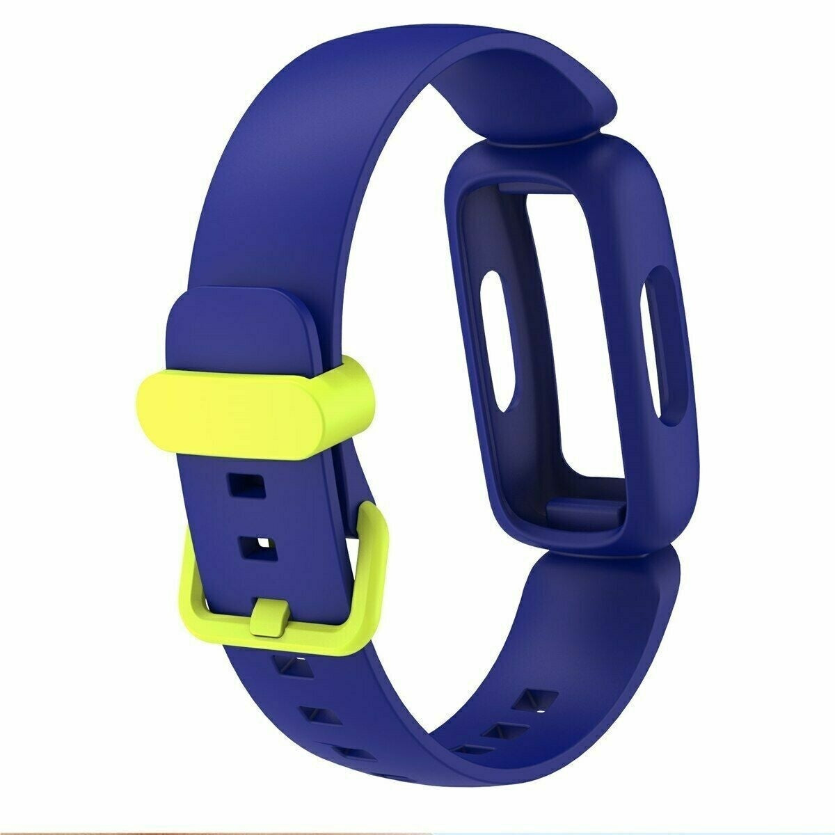 Ersatzarmband für Fitbit Ace 3 — blaues und gelbes Silikon