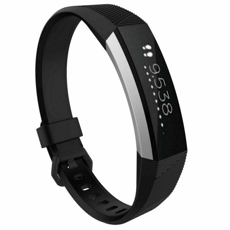 Černý silikonový řemínek — přímá náhrada za Fitbit Alta (HR)