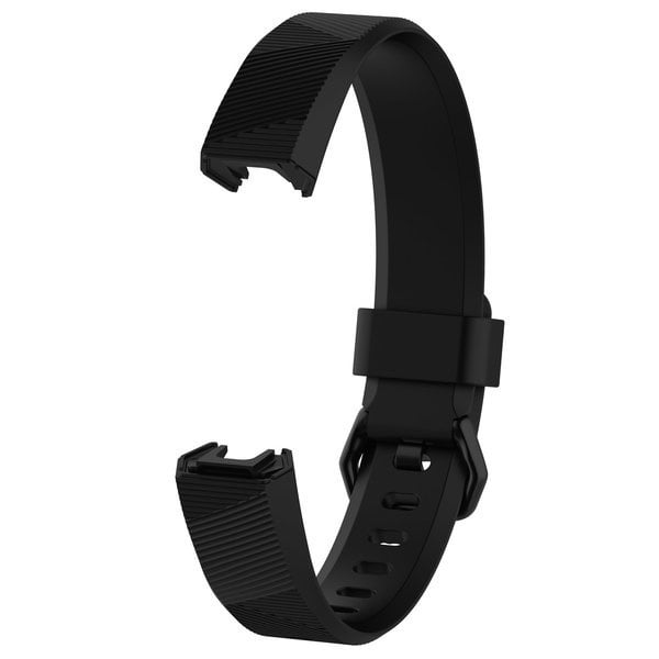 Černý silikonový řemínek — přímá náhrada za Fitbit Alta (HR)