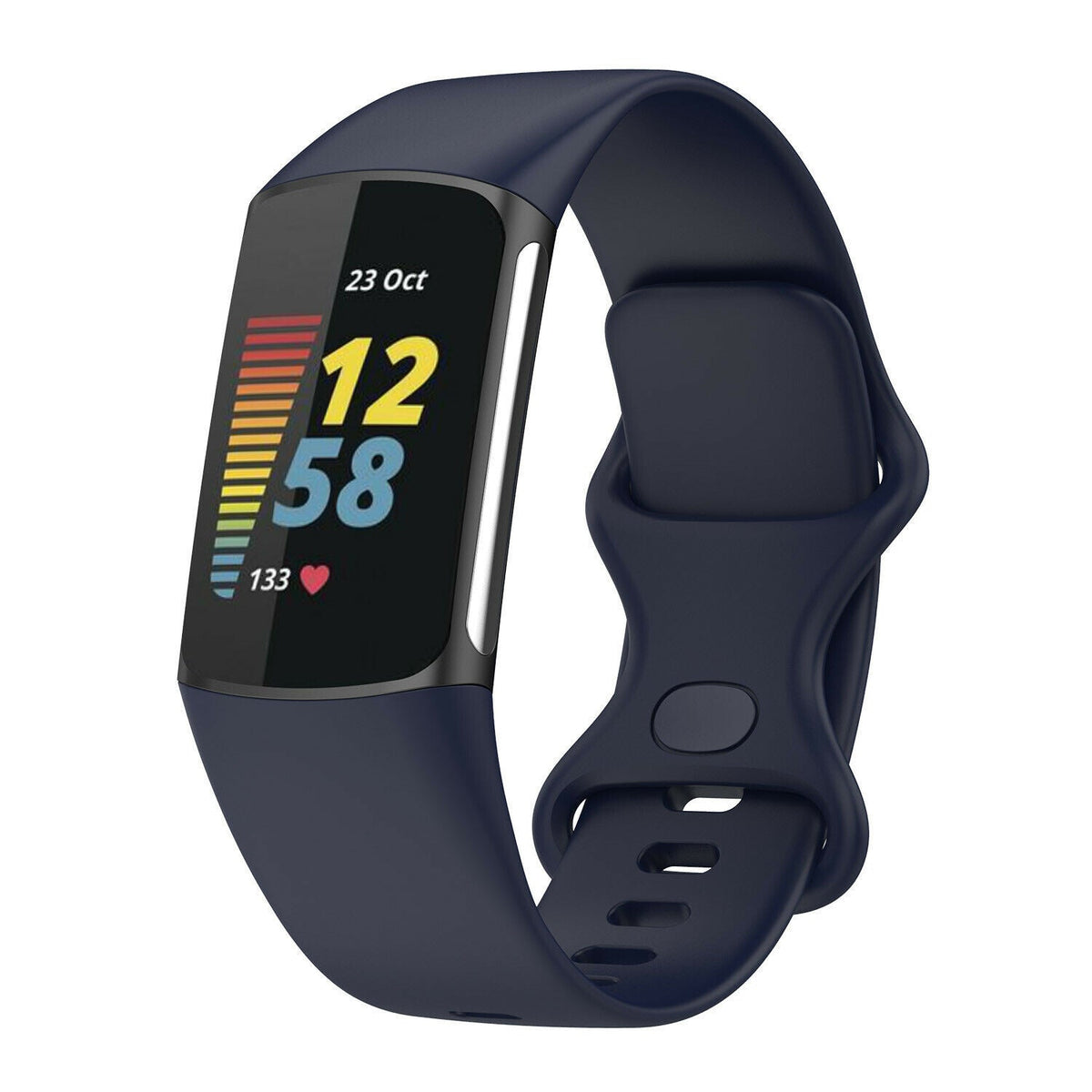 Fitbit Charge 5 sötétkék szilikon cserepánt