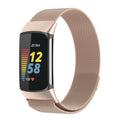 Bracelet milanais champagne pour Fitbit Charge 5