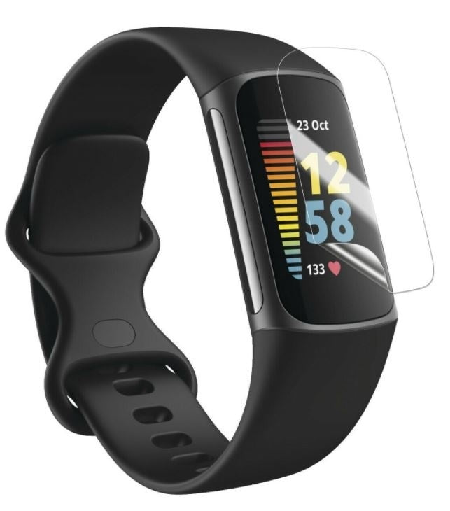 Fitbit Charge 5 Screen Protector – Anti-Scratch Plastic Film