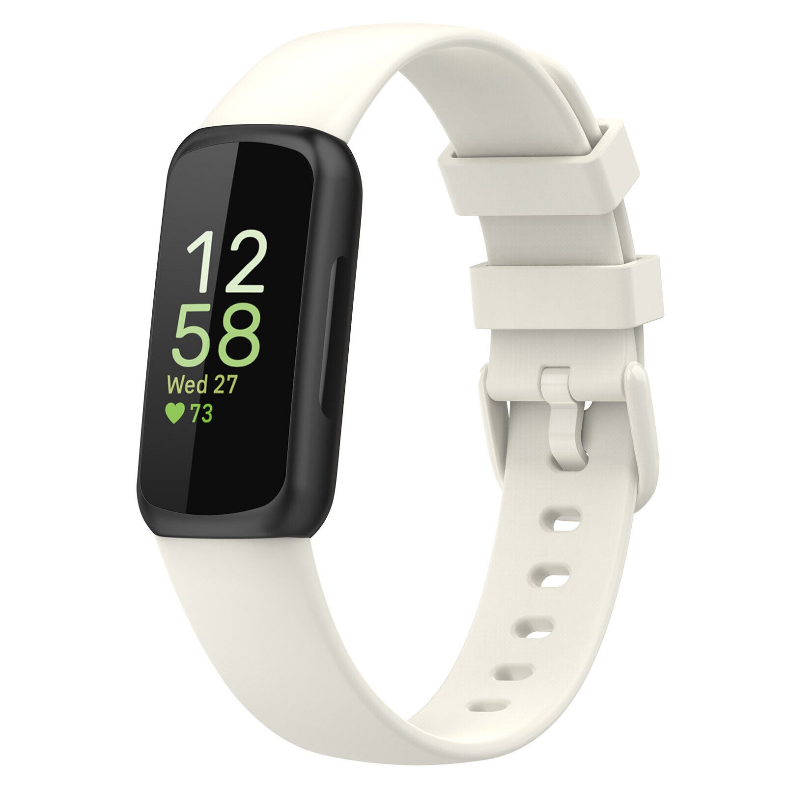 Cinturino di ricambio ufficiale Fitbit Inspire 3 — silicone color avorio