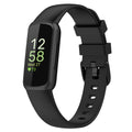 Fitbit Inspire 3 Replacement Watch Strap — Durable Black Silicone