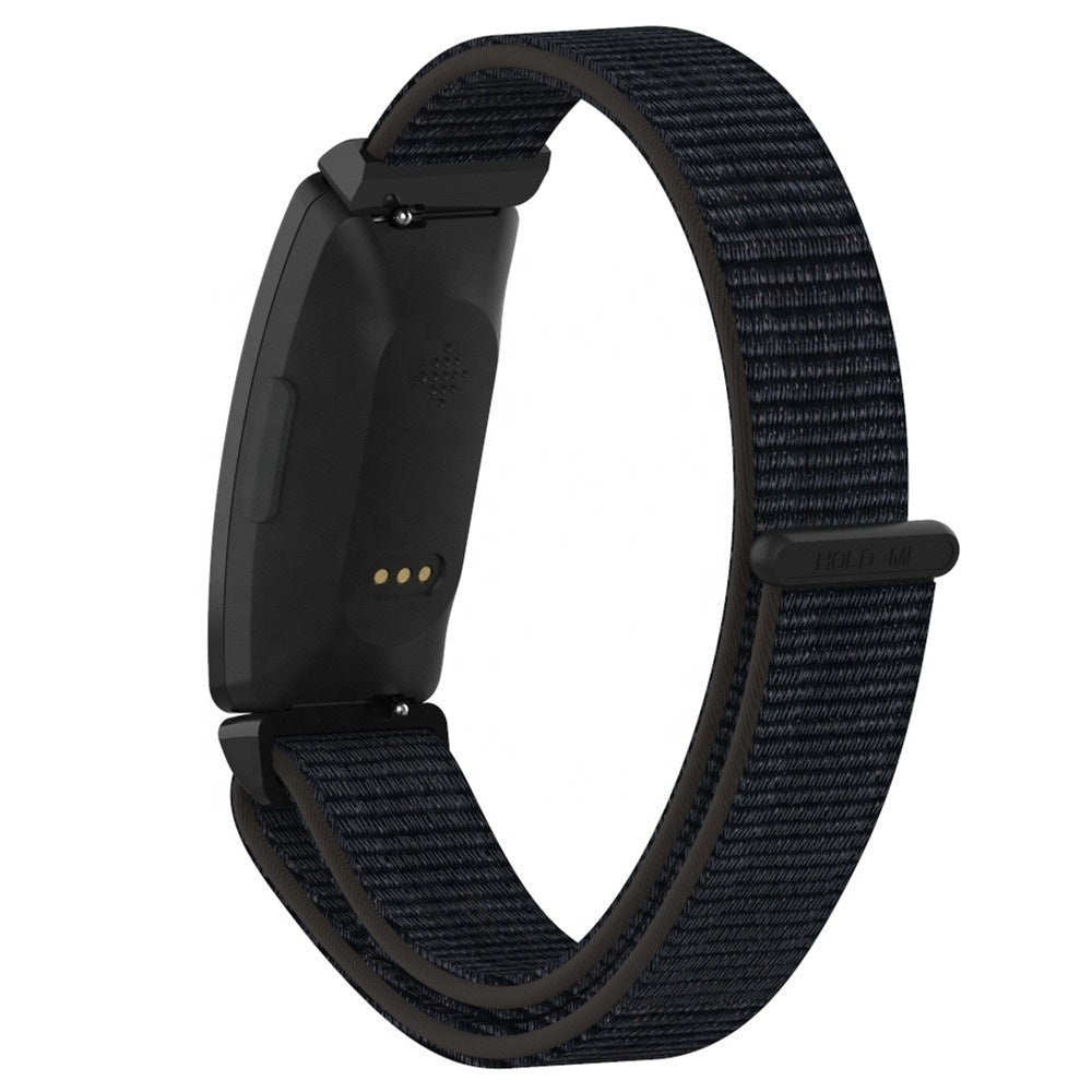 Bracelet de remplacement noir en nylon pour Fitbit Inspire HR et Inspire 2
