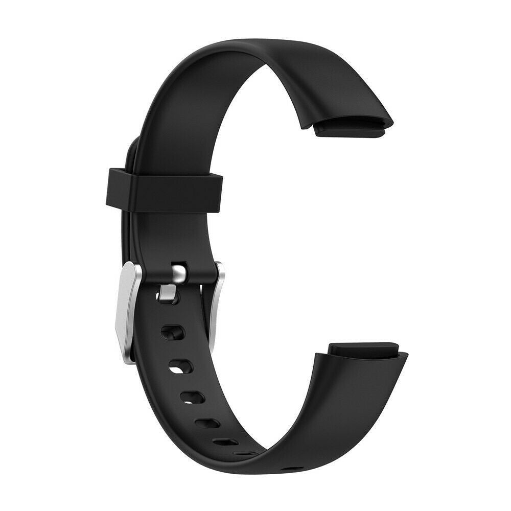 سوار سيليكون Fitbit Luxe — أسود، ملاءمة ناعمة ومرنة