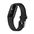 سوار سيليكون Fitbit Luxe — أسود، ملاءمة ناعمة ومرنة