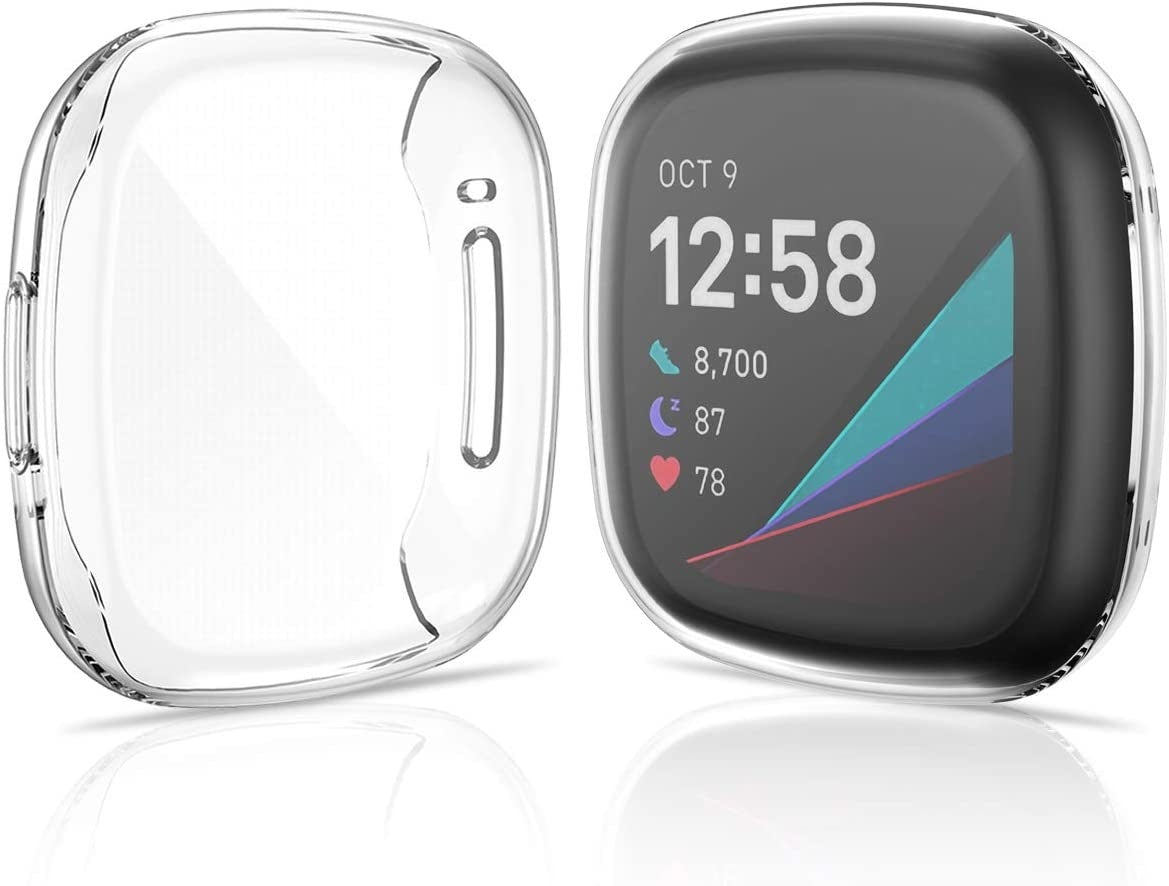 Διαφανές προστατευτικό κάλυμμα Fitbit Sense — Κέλυφος ακριβούς εφαρμογής