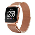 Rose Gold Milanese Strap Compatible With Fitbit Versa and Versa 2